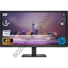 HP V28 28'' 60Hz 1ms (HDMI+Display) 4K Ultra HD FreeSync Led Monitör 8WH58AA