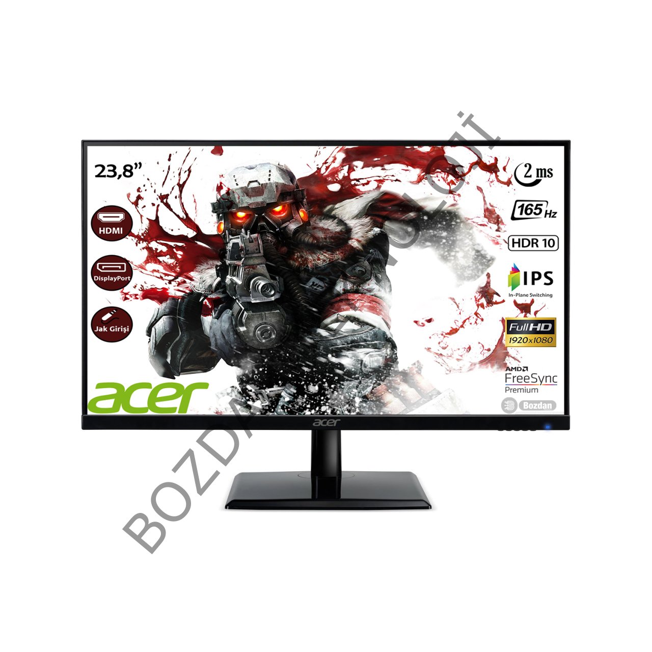 Acer EG240Y Pbipx 23.8'' 165Hz 2ms (HDMI+Display) FreeSync Full HD IPS LED Monitör UM.QE0EE.P07
