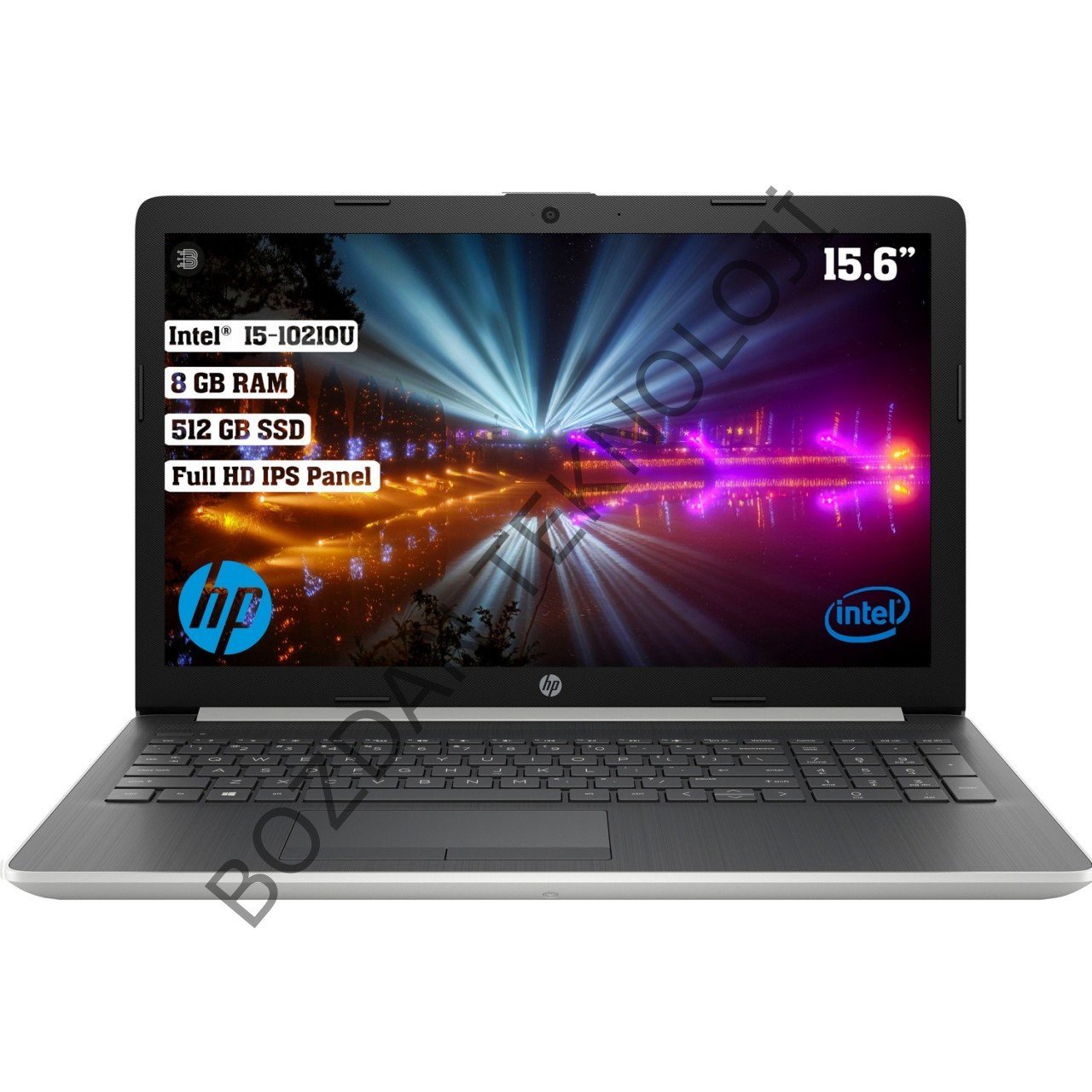 HP 15-DA2080NT Intel Core i5 10210U 8GB 512GB SSD Freedos 15.6'' FHD Taşınabilir Bilgisayar 1S7Y1EA