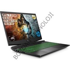 HP Pavilion 15-DK1014NT Intel Core i7 10750H 16GB 512GB SSD GTX1660Ti Freedos 15.6'' Taşınabilir Bilgisayar 1U5T4EA