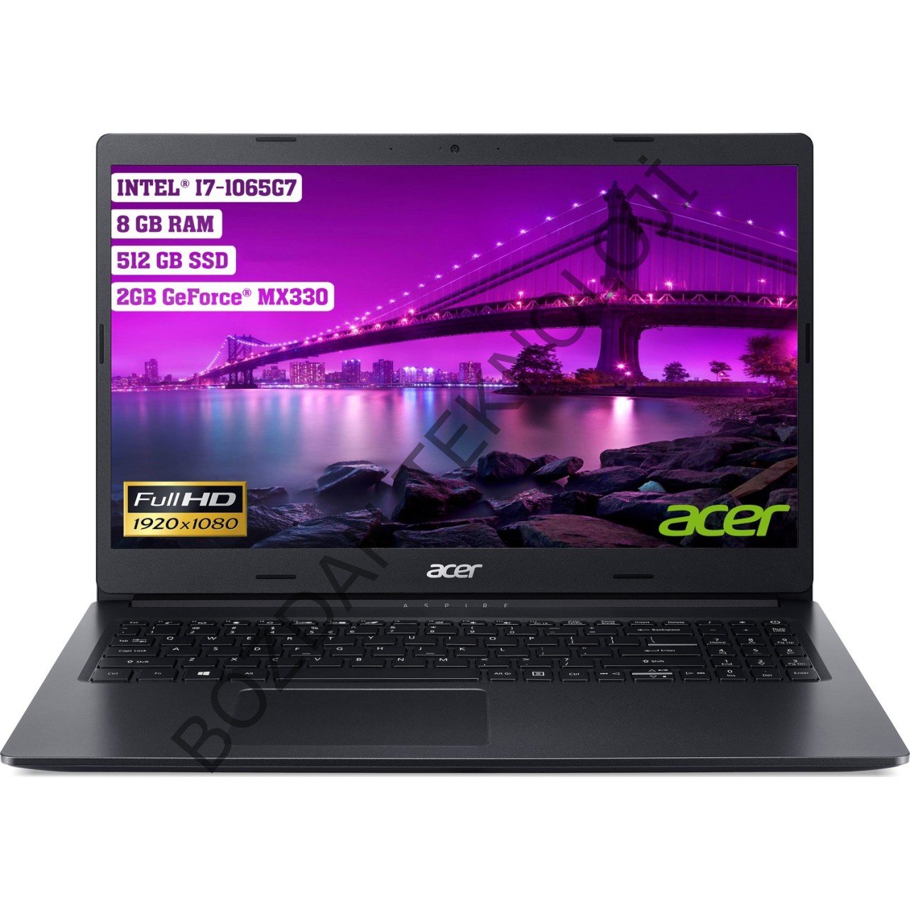 Acer Aspire 3 A315-57G Intel Core i7 1065G7 8GB 512GB SSD MX330 Freedos 15.6'' FHD Taşınabilir Bilgisayar NX.HZREY.006