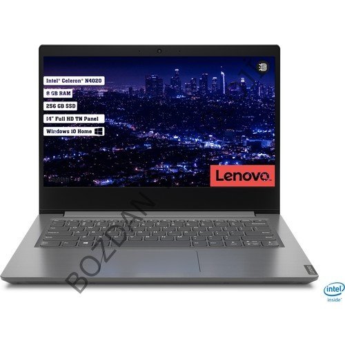 Lenovo V14 IGL Intel Celeron N4020 8GB 256GB SSD Windows 10 Home 14'' FHD Taşınabilir Bilgisayar 82C2001MTX