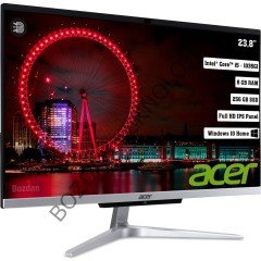Acer Aspire C24-963 Intel Core I5 1035G1 8gb 256GB SSD Windows 10 Home 23.8'' FHD IPS All In One Bilgisayar DQ.BEREM.001