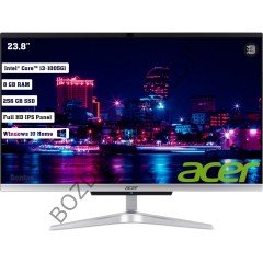 Acer Aspire C24-963 Intel Core I3 1005G1 8gb 256GB SSD Windows 10 Home 23.8'' FHD IPS All In One Bilgisayar DQ.BEQEM.002