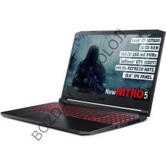 Acer Nitro 5 Intel Core i7 10750H 16GB 512GB SSD GTX1650Ti Freedos 15.6'' FHD 144Hz Taşınabilir Bilgisayar NH.Q7JEY.002