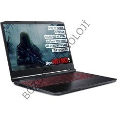 Acer Nitro 5 Intel Core i7 10750H 16GB 512GB SSD GTX1650Ti Freedos 15.6'' FHD 144Hz Taşınabilir Bilgisayar NH.Q7JEY.002