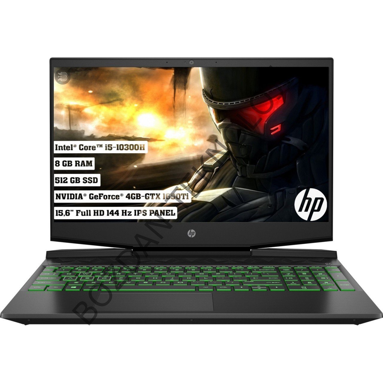 HP Pavilion 15-DK1032NT Intel Core i510300H 8GB 512GB SSD GTX 1650TI Freedos 15.6'' FHD Taşınabilir Bilgisayar 3Y5L6EA