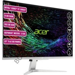 Acer Aspire C27-1655 Intel Core i7 1165G7 8GB 512GB SSD MX330 Freedos 27'' FHD All In One Bilgisayar DQ.BGFEM.002