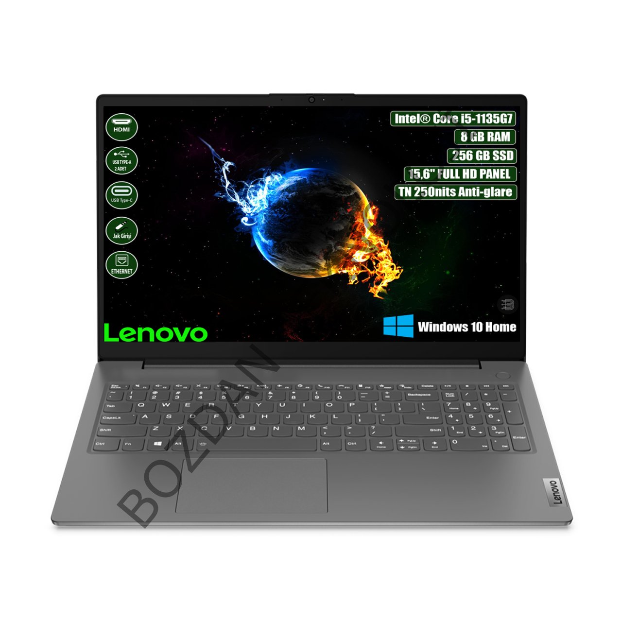 Lenovo V15 G2 82KB000RTX i5-1135G7 8 GB 256 GB SSD 15.6'' W10H Dizüstü Bilgisayar