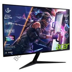 Acer Nitro RG321QU 31,5'' 170 Hz 1 ms (Hdmı+Display) Freesync Premium QHD ( 2560 x 1440 ) HDR 10 Oyuncu Monitör UM.JR1EE.P01