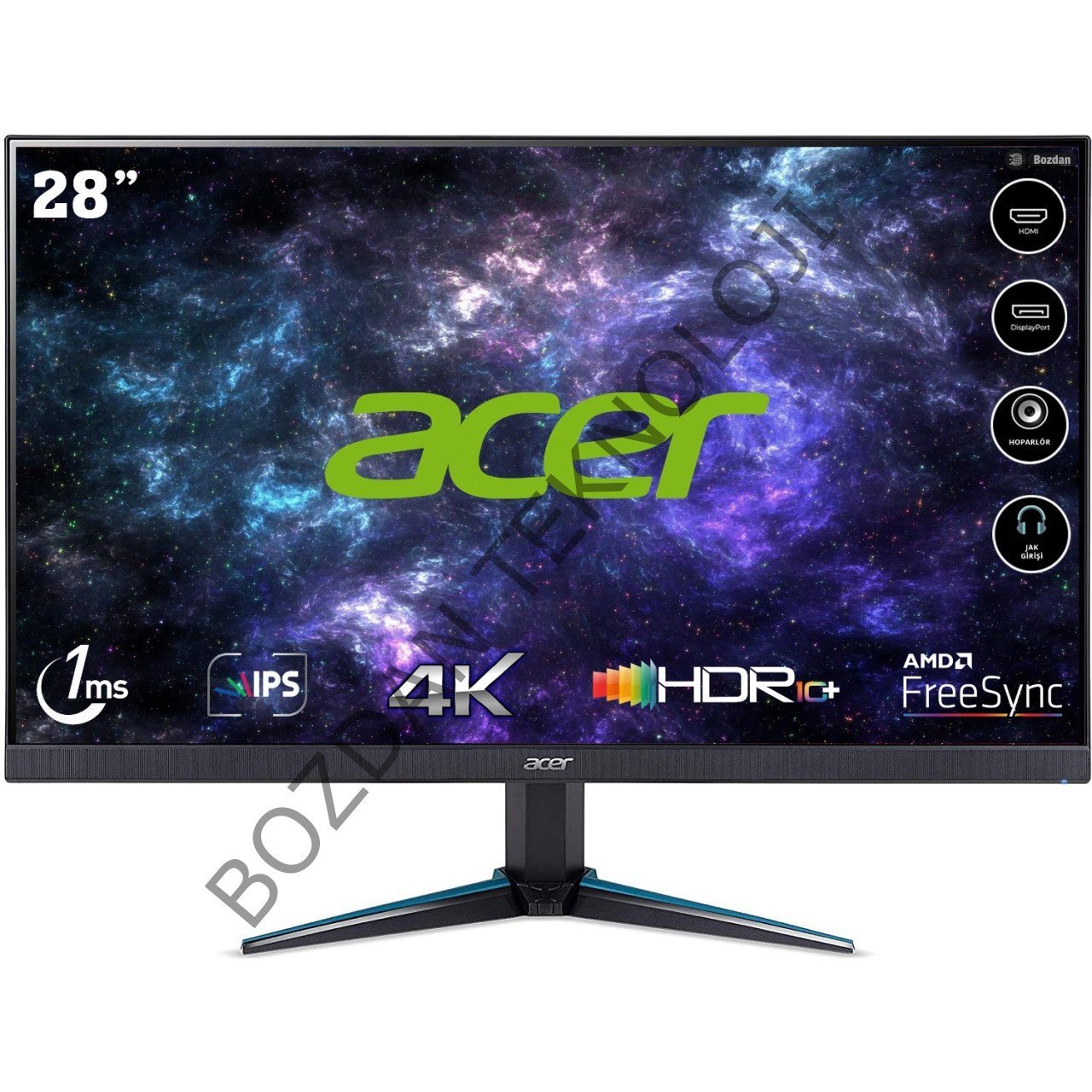 Acer Nitro VG280K 28'' 60Hz 1ms (Hdmı+Display) Freesync 4K UHD IPS Monitör UM.PV0EE.001