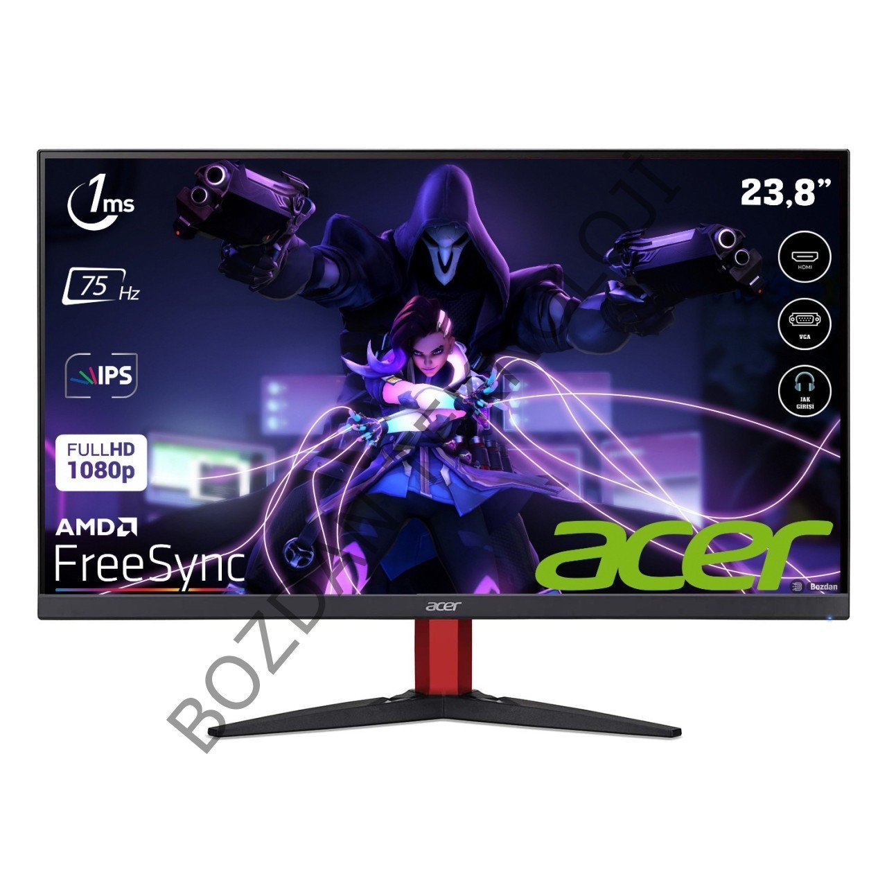 Acer KG242Y 23.8'' 75Hz 1ms (HDMI+VGA) FreeSync Full HD IPS LED Monitör UM.QX2EE.012