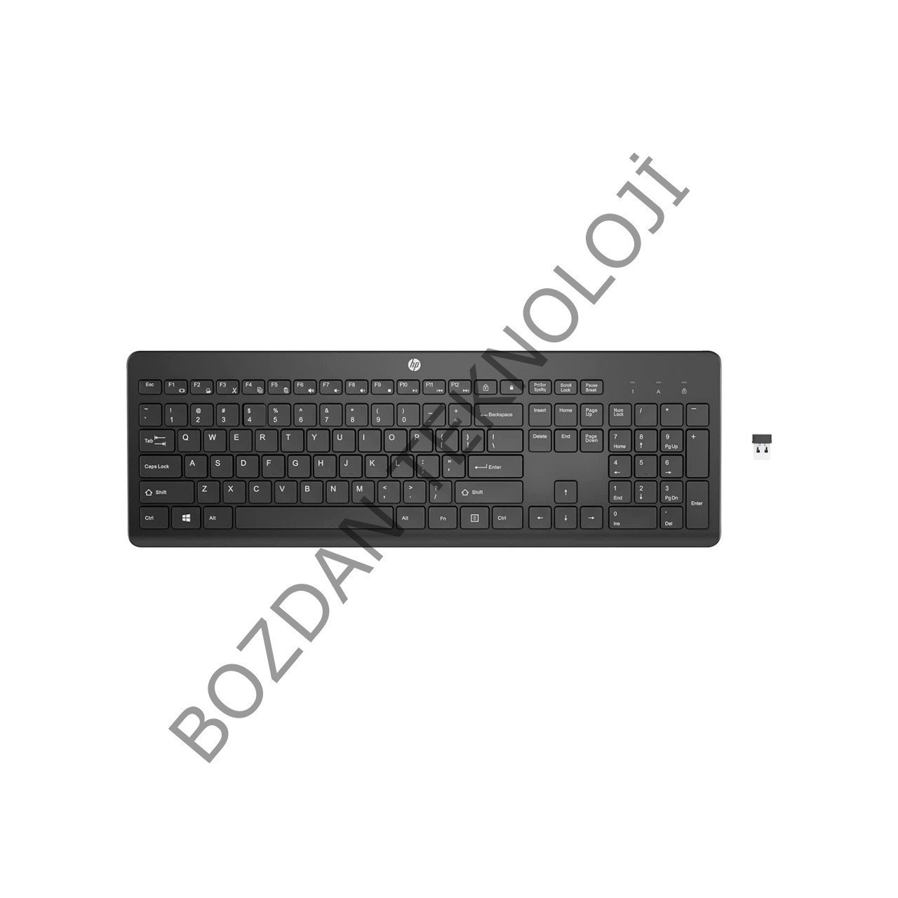 HP 230 Türkçe Kablosuz Klavye Siyah 3L1E7AA