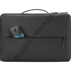 HP 15.6'' Üstten Kulplu Yandan Fermuarlı İnce Spor Notebook Çantası - 14V33AA