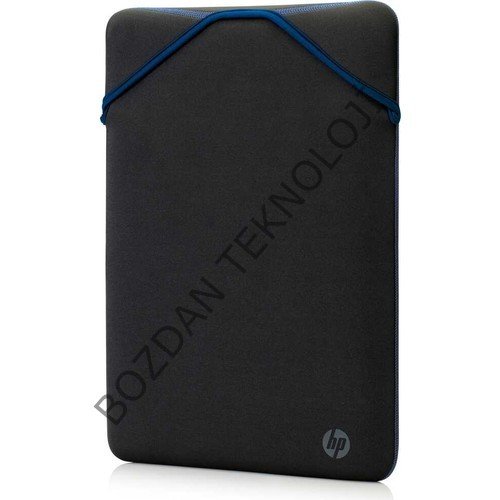 Hp 14.1 Inç Çift Taraflı Fermuarsız Neopren Kılıf - Siyah & Mavi 2F1X4AA