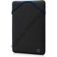 Hp 14.1 Inç Çift Taraflı Fermuarsız Neopren Kılıf - Siyah & Mavi 2F1X4AA