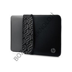 Hp 14.1'' Neopren Çift Taraflı Dizüstü Bilgisayar ve Notebook Kılıfı Geometrik Siyah 2F2L4AA