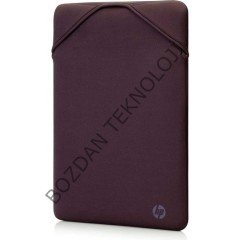 Hp 15.6 Çift Taraflı Fermuarsız Neopren Kılıf Siyah ve Bordo 2F1W8AA