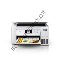 Epson Ecotank L4266 Renkli Mürekkep Tanklı Yazıcı Baskı, Tarama, Kopya ( Usb, Wifi, Wi-Fi Direct ) + Orijinal Epson (1x 127ml BK, 3x 70ml CMY) + Ekstra Siyah Mürekkep Seti C11CJ63414