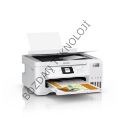 Epson Ecotank L4266 Renkli Mürekkep Tanklı Yazıcı Baskı, Tarama, Kopya ( Usb, Wifi, Wi-Fi Direct ) + Orijinal Epson (1x 127ml BK, 3x 70ml CMY) + Ekstra Siyah Mürekkep Seti C11CJ63414