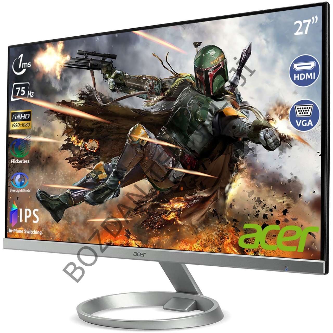 Acer R270 SI 27'' 75Hz 1ms (HDMI + VGA) AMD Radeon FreeSync Full HD IPS ...