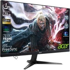 Acer Nitro QG271bii 27'' 75Hz 1ms (HDMI+VGA) FreeSync Full HD LED Monitör UM.HQ1EE.001