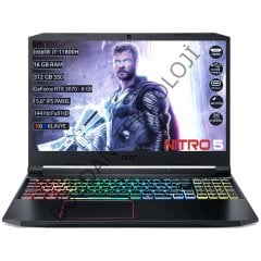 Acer Nitro 5 AN515-57 Intel Core i7 11800H 16 GB 512 GB SSD GeForce RTX 3070 - 8 GB FreeDOS 15.6'' FHD 144 Hz Taşınabilir Bilgisayar NH.QFGEY.001
