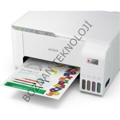 Epson EcoTank L3256 Renkli Tanklı Yazıcı Baskı-Tarama- Kopya - (USB, WiFi, Wi-Fi Direct) + ORİJİNAL EPSON Mürekkep C11CJ67411
