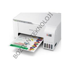 Epson EcoTank L3256 Renkli Tanklı Yazıcı Baskı-Tarama- Kopya - (USB, WiFi, Wi-Fi Direct) + ORİJİNAL EPSON Mürekkep + Copier Bond A4 Fotokopi kağıdı C11CJ67411+A4