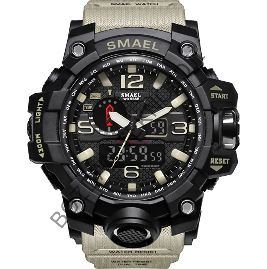 SMAEL S1545 Haki Erkek Kol Saati
