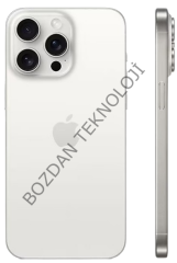 Apple İPhone 15 Pro Max 256 GB Beyaz Titanyum MU783TU/A