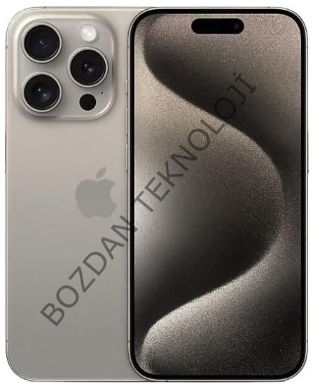 Apple İPhone 15 PRO NATURAL 128GB-TUR MTUX3TU/A