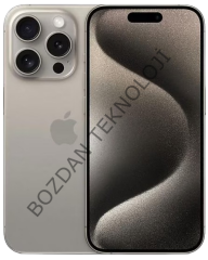 Apple İPhone 15 PRO NATURAL 128GB-TUR MTUX3TU/A