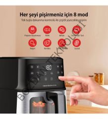TT-AF011 5 Litre 8 İşlevli Camlı AIRFRYER