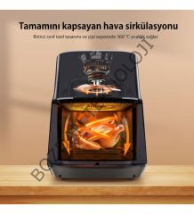 TT-AF011 5 Litre 8 İşlevli Camlı AIRFRYER