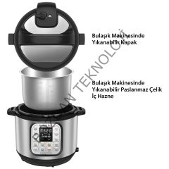 Instant Pot Duo Mini 7'si 1 Arada 3 lt Basınçlı Pişirici 110-0045-01-EU