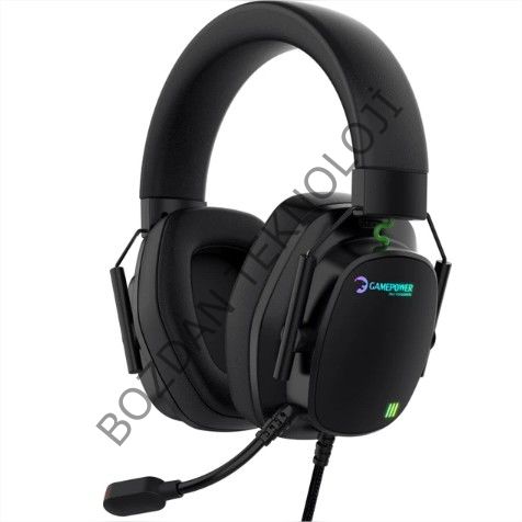 Gamepower Kai Titanium Siyah 7.1 Surround Hi-Fi Manyetik Pad Rgb Gaming Kulaklık MFMFGMP0010