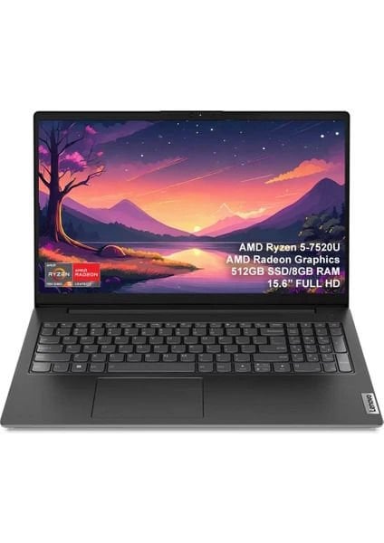 Lenovo V15 G4 Amn 82YU0124TX Amd Ryzen 5 7520U 8gb 512GB SSD Freedos 15.6'' Fhd Taşınabilir Bilgisayar