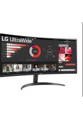 LG 34'' 34WR55QC-B Curved Monitör 5ms Siyah 3440X1440, Dp, Hdmı, Usb-C, 100Hz, Freesync, Vesa