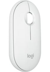 Logitech M350s Pebble 2 Bluetooth Kablosuz Sessiz Kompakt Mouse - Beyaz