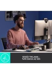 Logitech MX Master 3S Performans 8.000 DPI Optik Sensörlü Sessiz Kablosuz Mouse - Beyaz