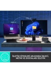 Logitech MX Master 3S Performans 8.000 DPI Optik Sensörlü Sessiz Kablosuz Mouse - Beyaz