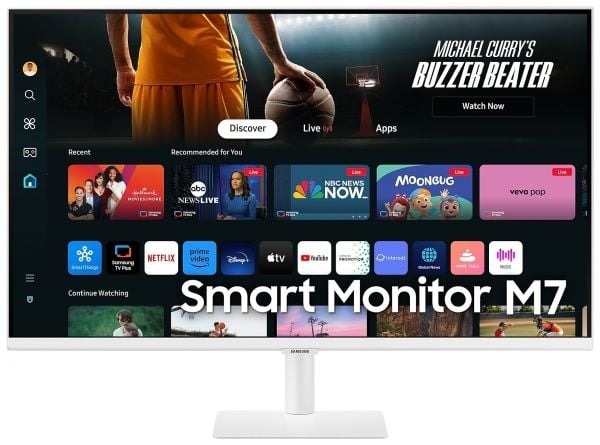 Samsung M7 M70D UHD 32'' 4ms 60Hz 4K Smart (Bluetooth+WiFi+USB+HDMI) Monitör LS32DM703UUXUF