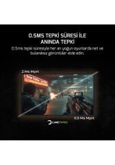 GamePower Vivid V60 27'' 240Hz 0.5ms  Curved RGB FHD Curved  Beyaz Gaming Monitör