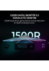 GamePower Vivid V60 27'' 240Hz 0.5ms  Curved RGB FHD Curved  Beyaz Gaming Monitör