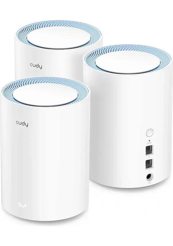 Cudy M1200 3-Pack AC1200MBPS 2.4ghz/5ghz Ap/re/wısp Mu-Mımo Kablosuz 3'lü Mesh Wi-Fi Sistemi