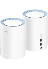 Cudy M1200 2-Pack AC1200MBPS 2.4ghz/5ghz Ap/re/wısp Mu-Mımo Kablosuz 2'li Mesh Wi-Fi Sistemi