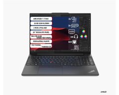LENOVO Thinkpad E16 Gen 1 Amd Ryzen™ 7 7730u 16 Gb 1 tb Ssd 16'' Wuxga Ips Freedos 21jt0017tx+161